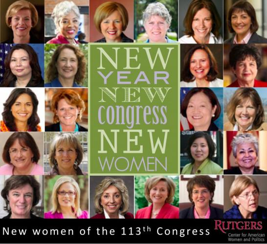 New Year New Congress New Women. New women of the 113th Congress